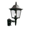 Elstead CP1 BLACK Chapel Up Wall Lantern Black -Philips Shop c c p cp1