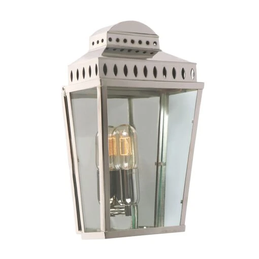 Elstead MANSION HOUSE PN Mansion House Wall Lantern Polished Nickel -Philips Shop m m a mansionhousepn